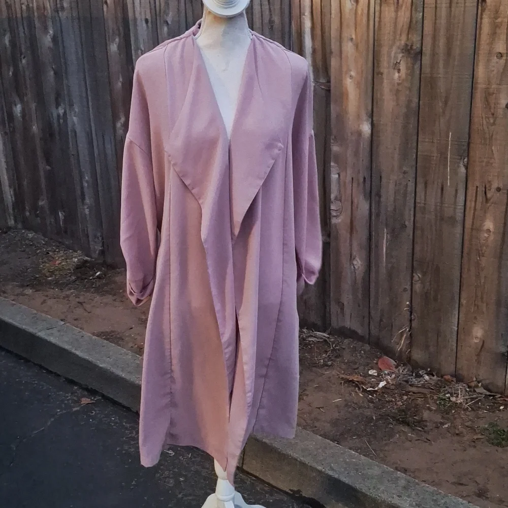 Lulu's Sz M dressy oversized business Open Front cardigan Jacket